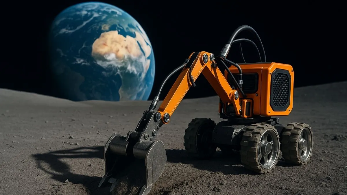 Polska koparka księżycowa po testach w mikrograwitacji