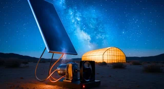 Nocna energia z nieba. Nie potrzebuje Słońca