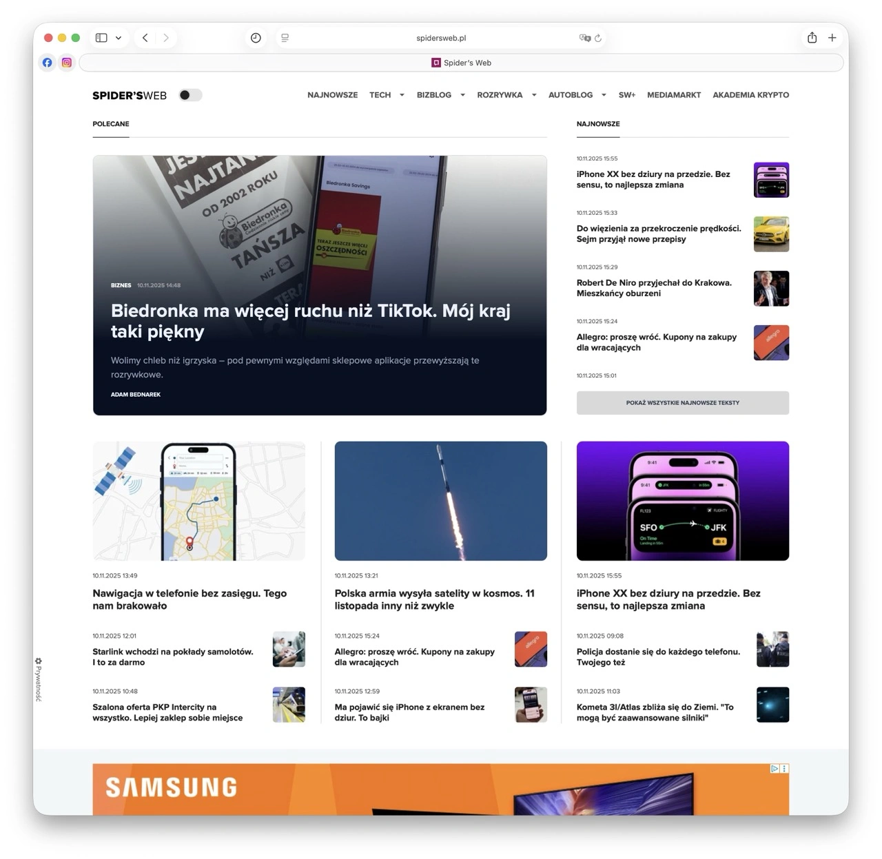 safari macOS 26 pasek kart zawsze widoczny 