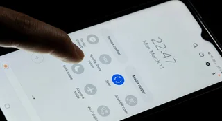 Tryb ciemny Samsung ikony