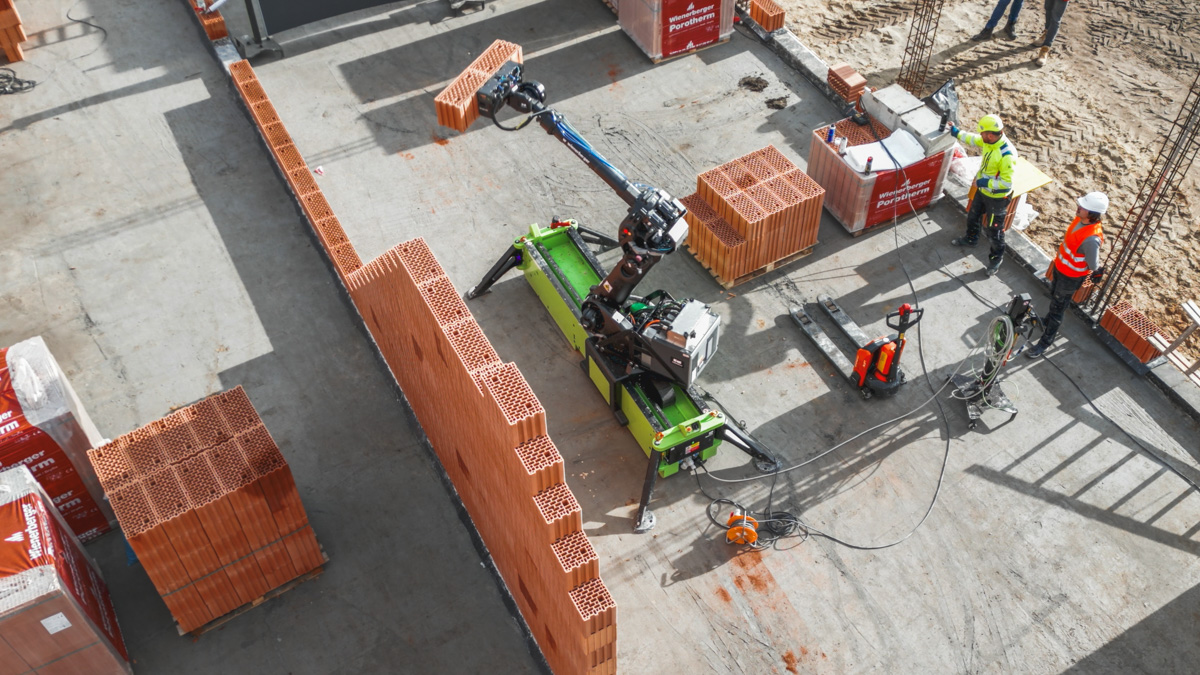 Pierwsza taka budowa w Polsce. Tutaj ściany muruje robot