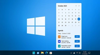 Windows 11 kalendarz Pasek zadań