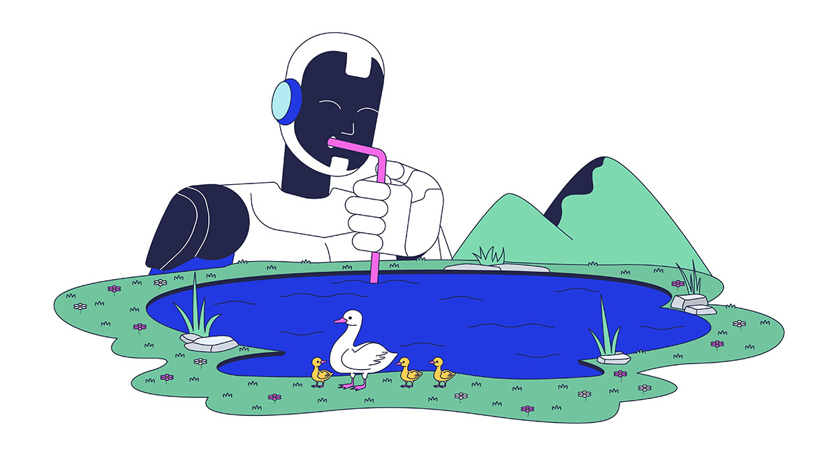 AI wypija tyle wody, co cała ludzkość razem wzięta. Porażające dane