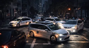 Robotaksówki sparaliżowały miasto. Jedna awaria i wszystko się posypało