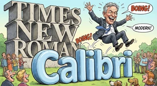 Biały Dom walczy z fontem Calibri. Jest zbyt lewacki