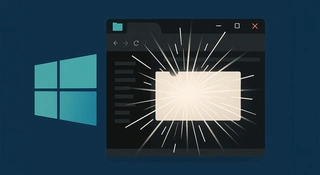 Eksplorator plików błyska