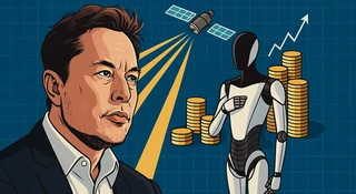 Elon Musk ekonomia roboty AI