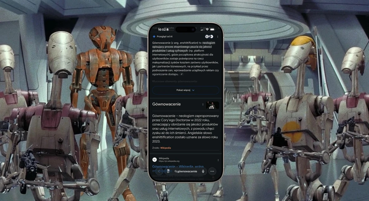 gownowacenie-enshittification-slowo-roku-2025-clanker-ai-chatgpt-apple-windows-google-meta