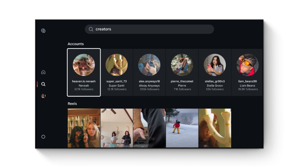 Instagram na telewizorze. Tego się nikt nie spodziewał