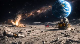 Księżyc nie jest już dziewiczy. To efekt naszych misji