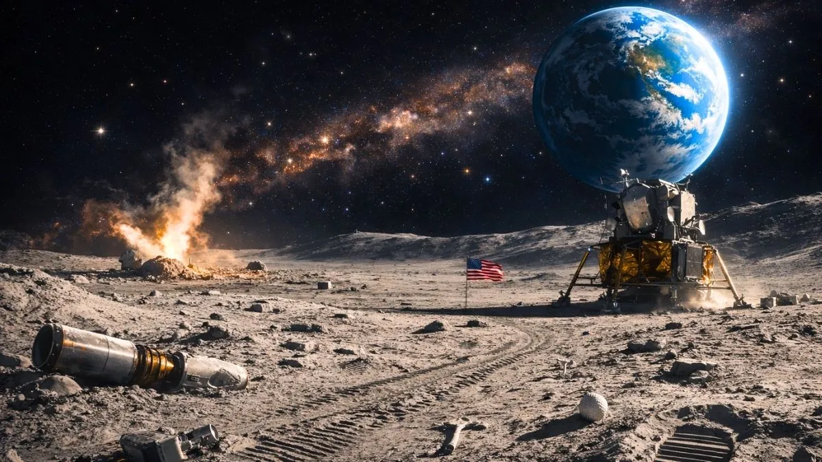 Księżyc nie jest już dziewiczy. To efekt naszych misji