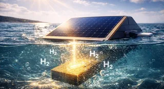 Jeden materiał, dwa atomy i wodór prosto z morza