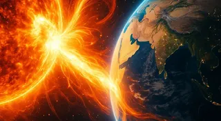 Słońce wysłało impuls, Ziemia straciła łączność