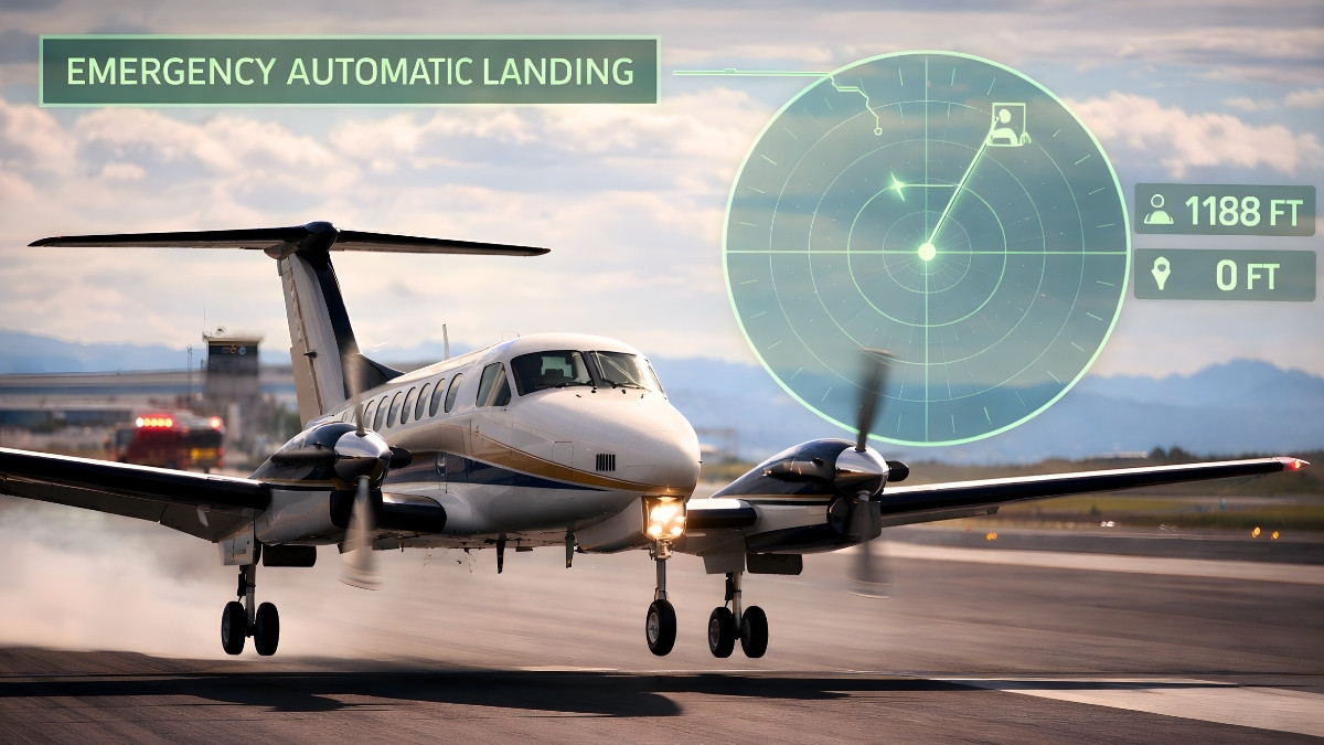 Samolot uratował się sam. Pierwsze takie lądowanie w historii