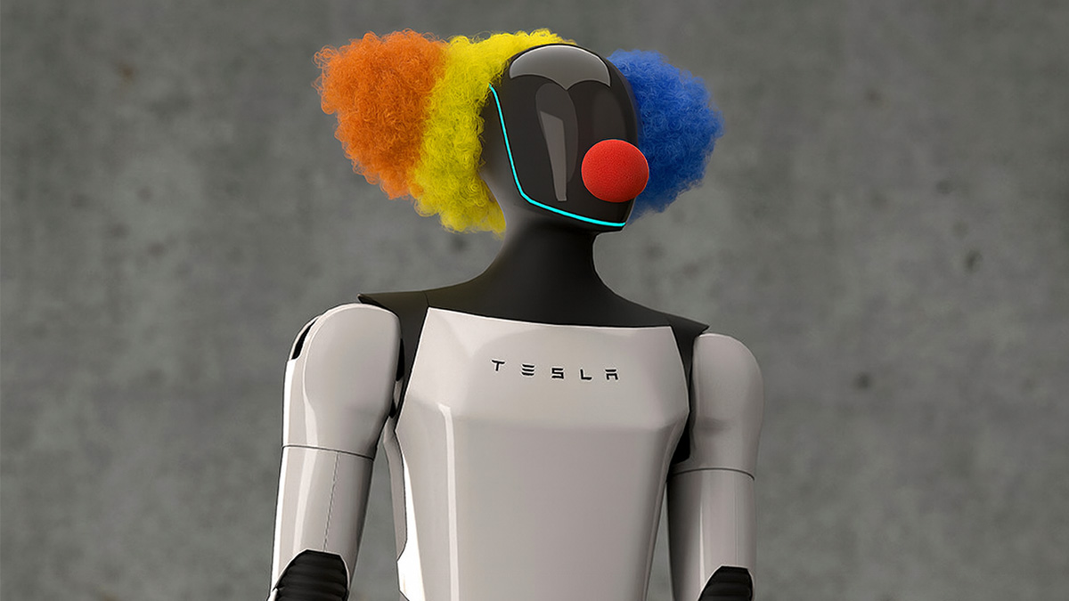 Robot Tesli to nieśmieszny żart. „Zdalnie sterowany bubel”