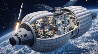 Jedna rakieta, jedna stacja. Startup chce nadmuchać orbitę