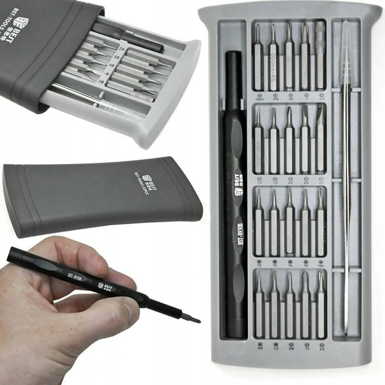 zestaw precyzyjnych narzedzi na prezent 