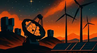 Najciemniejsze niebo świata może zniknąć przez zieloną energię