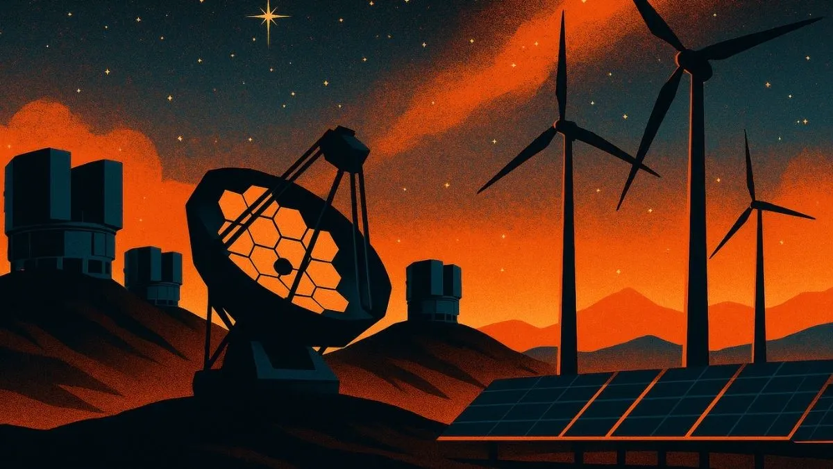 Najciemniejsze niebo świata może zniknąć przez zieloną energię