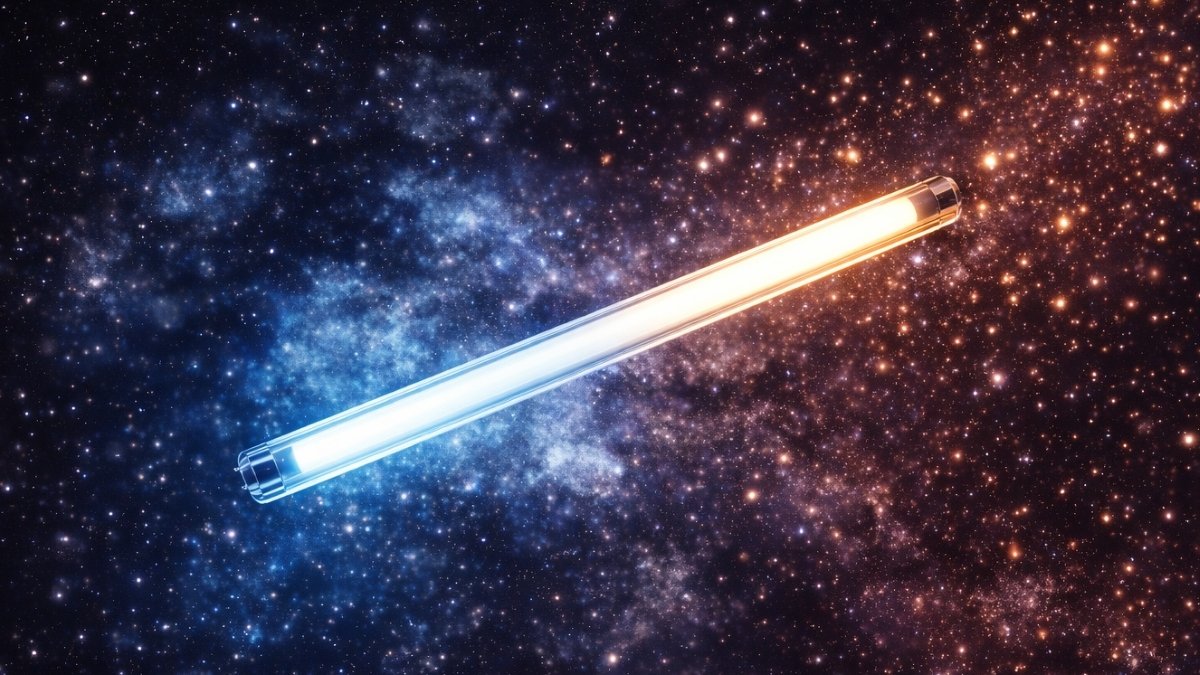 Ciemna galaktyka świeci jak jarzeniówka. Nie powinna