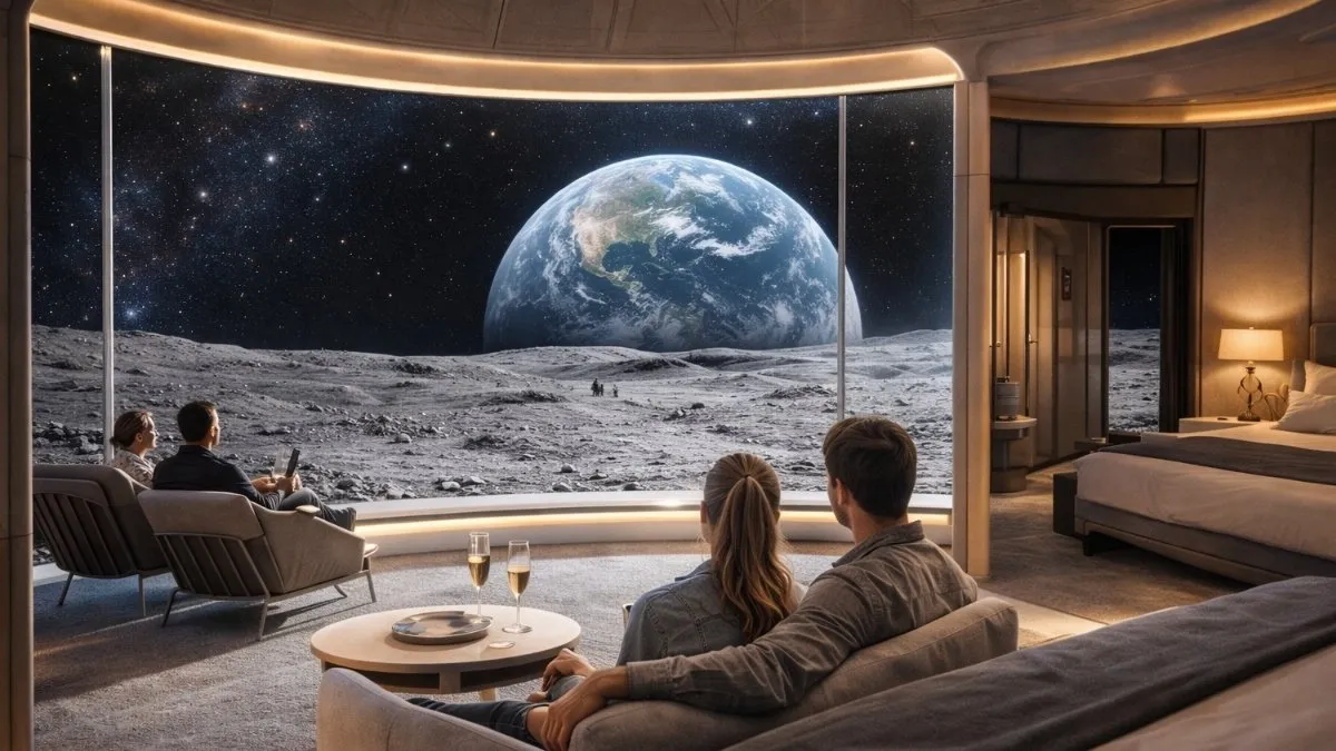 Hotel na Księżycu już sprzedaje pokoje. Cena jest astronomiczna