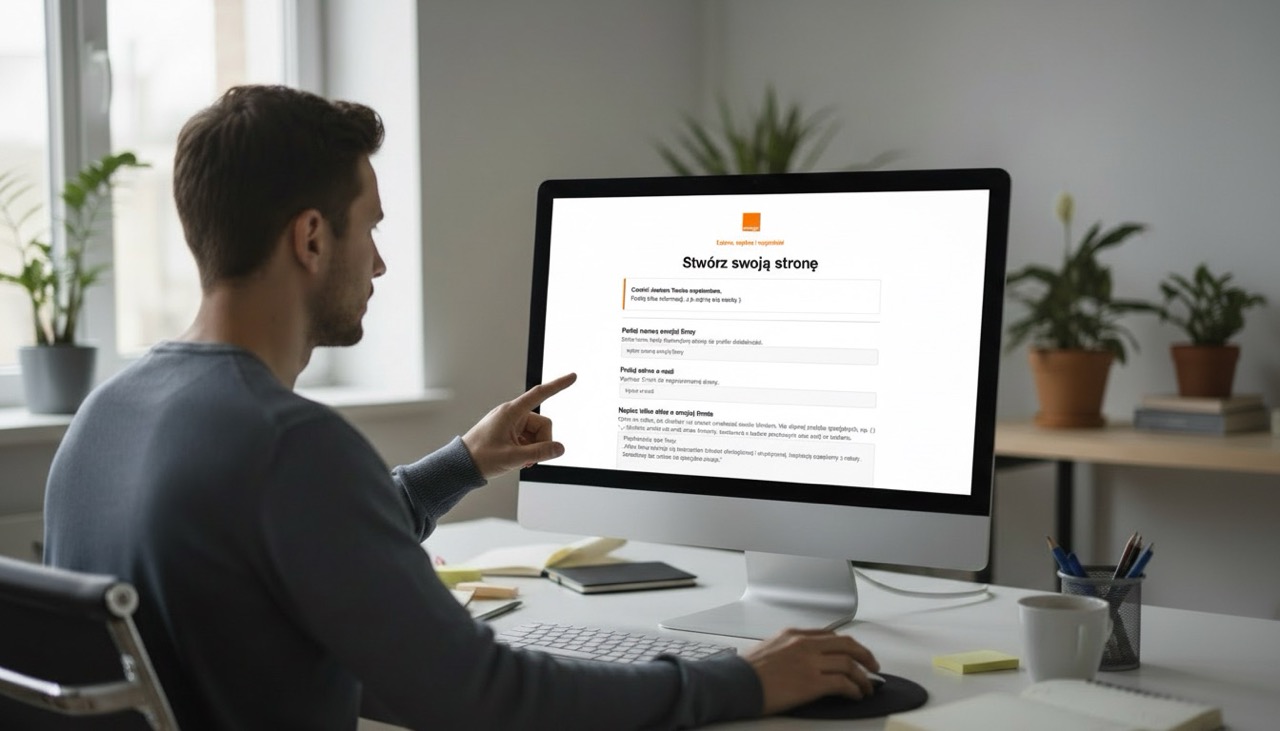 Wy-KlikAI sobie firmową stronę z Orange. Mnie zajęło to pięć minut