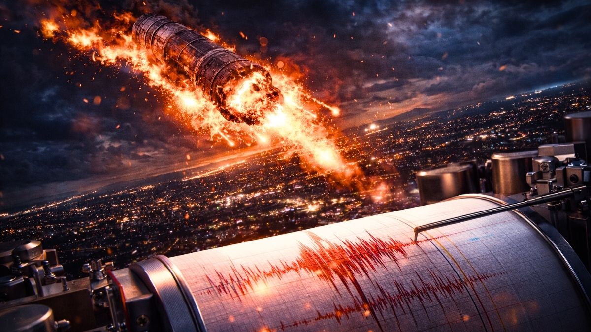 Coś właśnie spada na Ziemię, a sejsmometry tańczą. Dopiero to zauważyliśmy