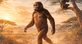 Dwunożność zaczęła się wcześniej. U małpy, nie u człowieka