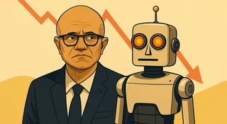 Microsoft AI tokeny Davos