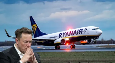 Ryanair kpi z Elona Muska. Rusza promocja "dla wielkich idiotów"