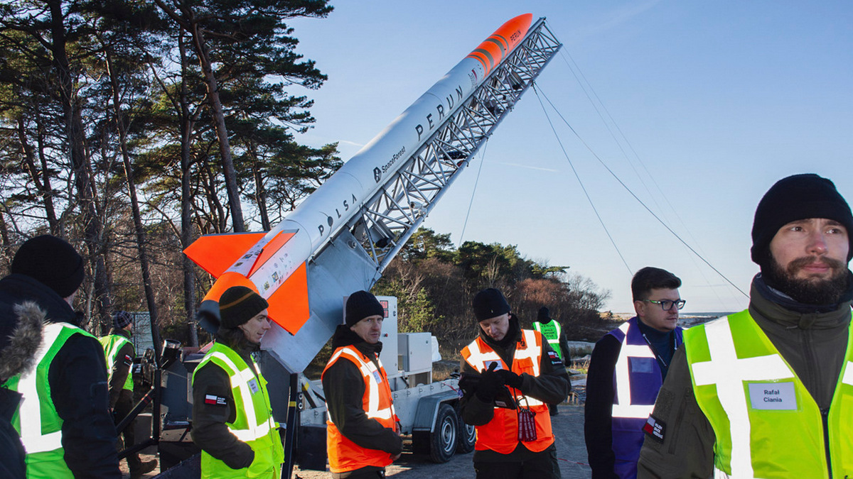Polska rakieta Perun przerwała lot, ale to był sukces. Są kulisy testu