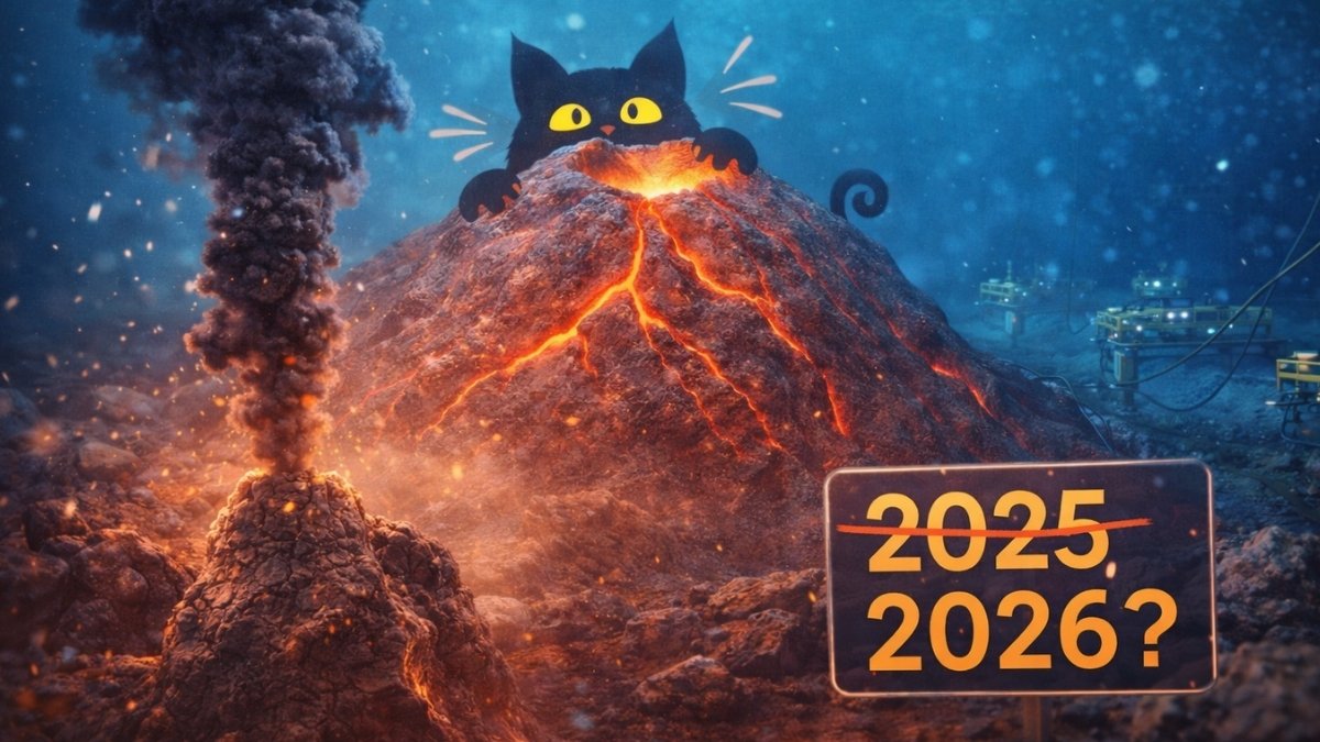 Miał być wybuch w 2025 r. Natura zrobiła psikusa