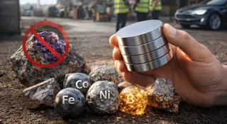 Magnes jak z neodymem, ale bez neodymu. Tak go zrobili