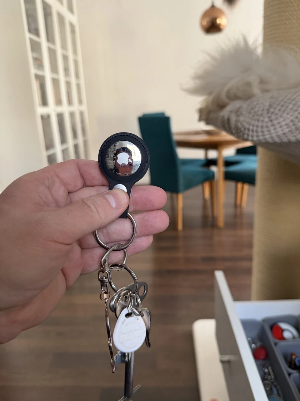 Apple AirTag FineWoven Key Ring 