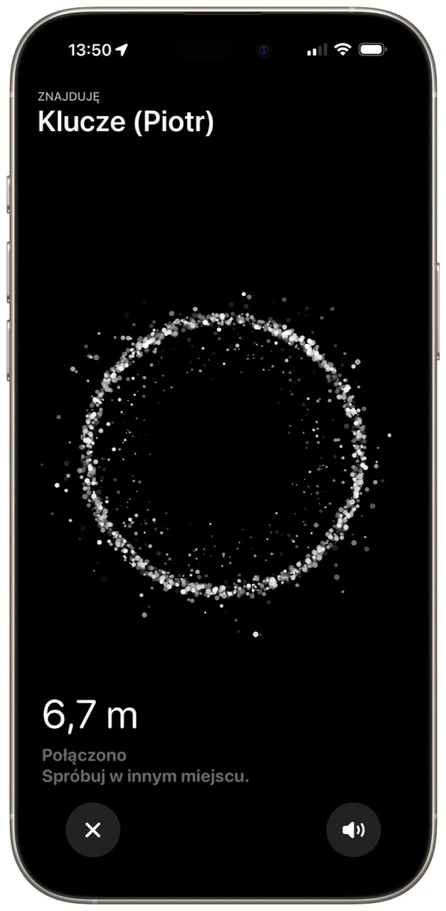 AirTag 2 jest wykrywany w konkretnej odległości od razu