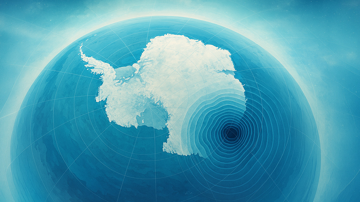 Mamy dziurę grawitacyjną pod Antarktydą. I skubana rośnie