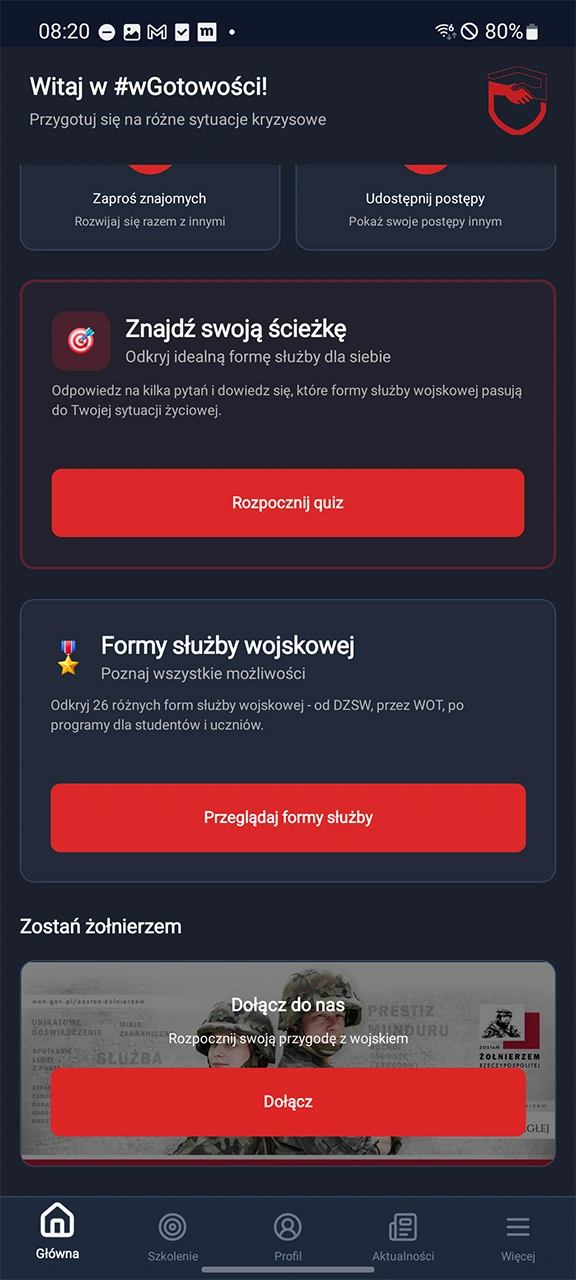 Aplikacja wGotowości
