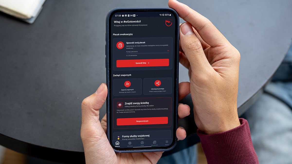 Mamy nową aplikację od wojska. Sprawdziłam, czy ma w ogóle sens