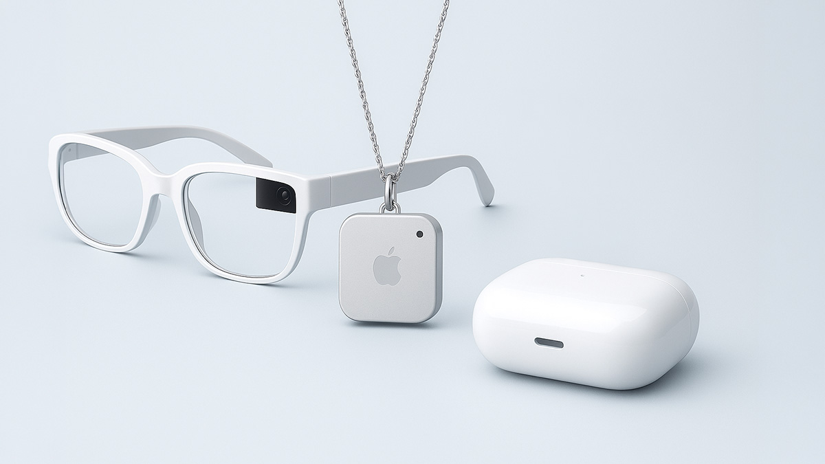 Apple okulary i Apple wisiorek. Jest wielki plan, nie ma w nim iPhone'a