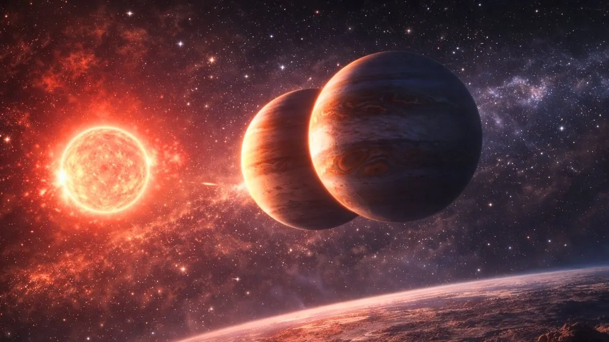 Ten układ planetarny jest dosłownie na opak