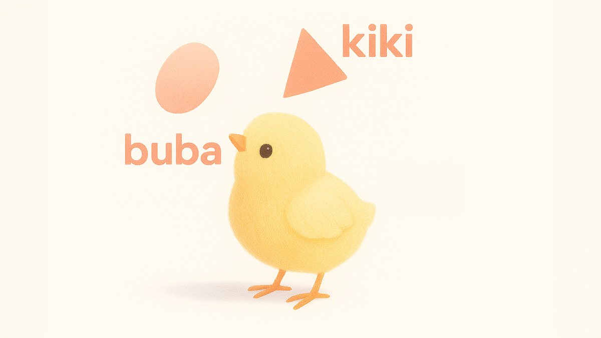 Słowa mają kształt nie tylko dla ludzi. "Efekt buba-kiki"