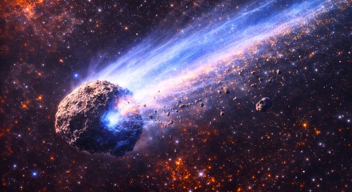 Image for Kometa miała być martwa, a nie jest. "Niepokojące ślady"