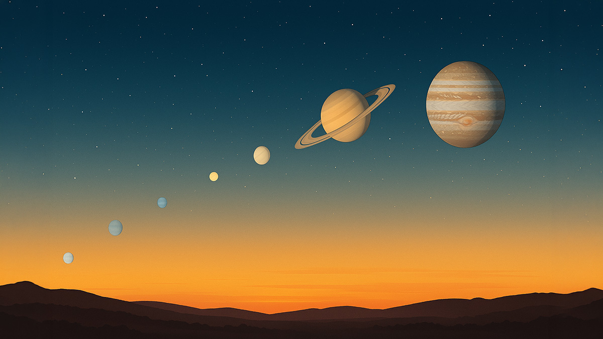 Spektakl na polskim niebie. "To parada planet"