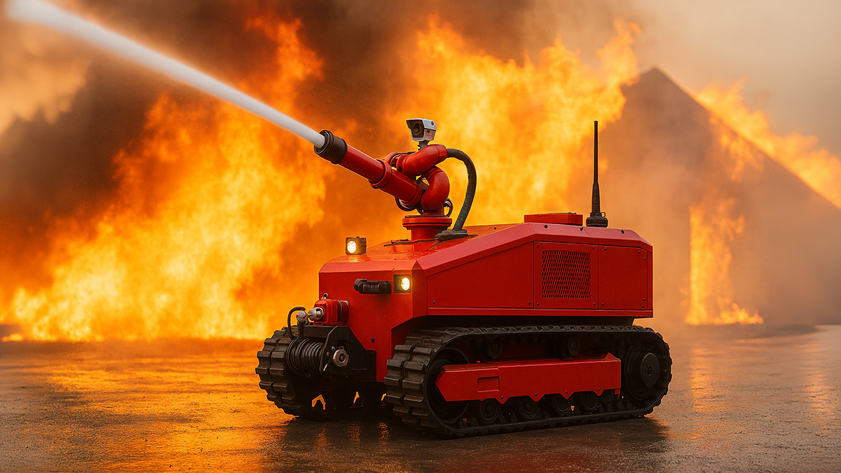 Kraków ma nowego robota. Wjedzie prosto w płomienie