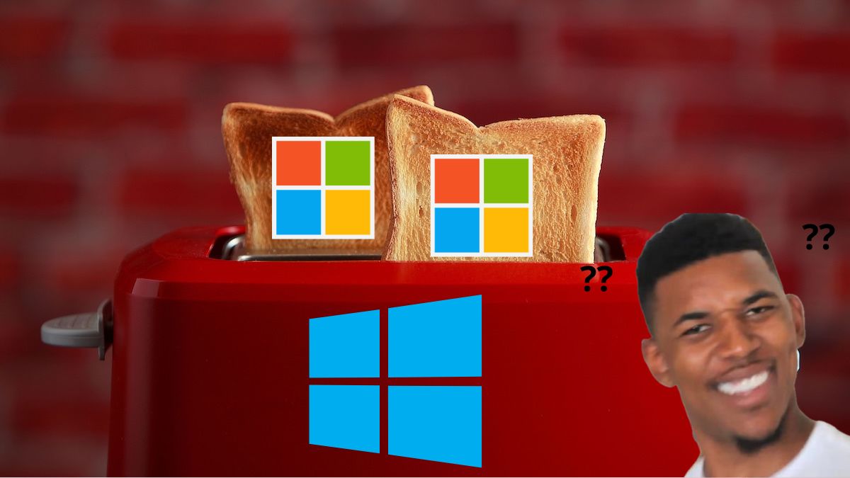 Zainstalował Windowsa na tosterze. Nie narzekaj na swojego laptopa