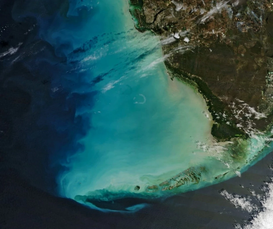 Zdjęcie wykonane 3 lutego z pomocą satelity Terra