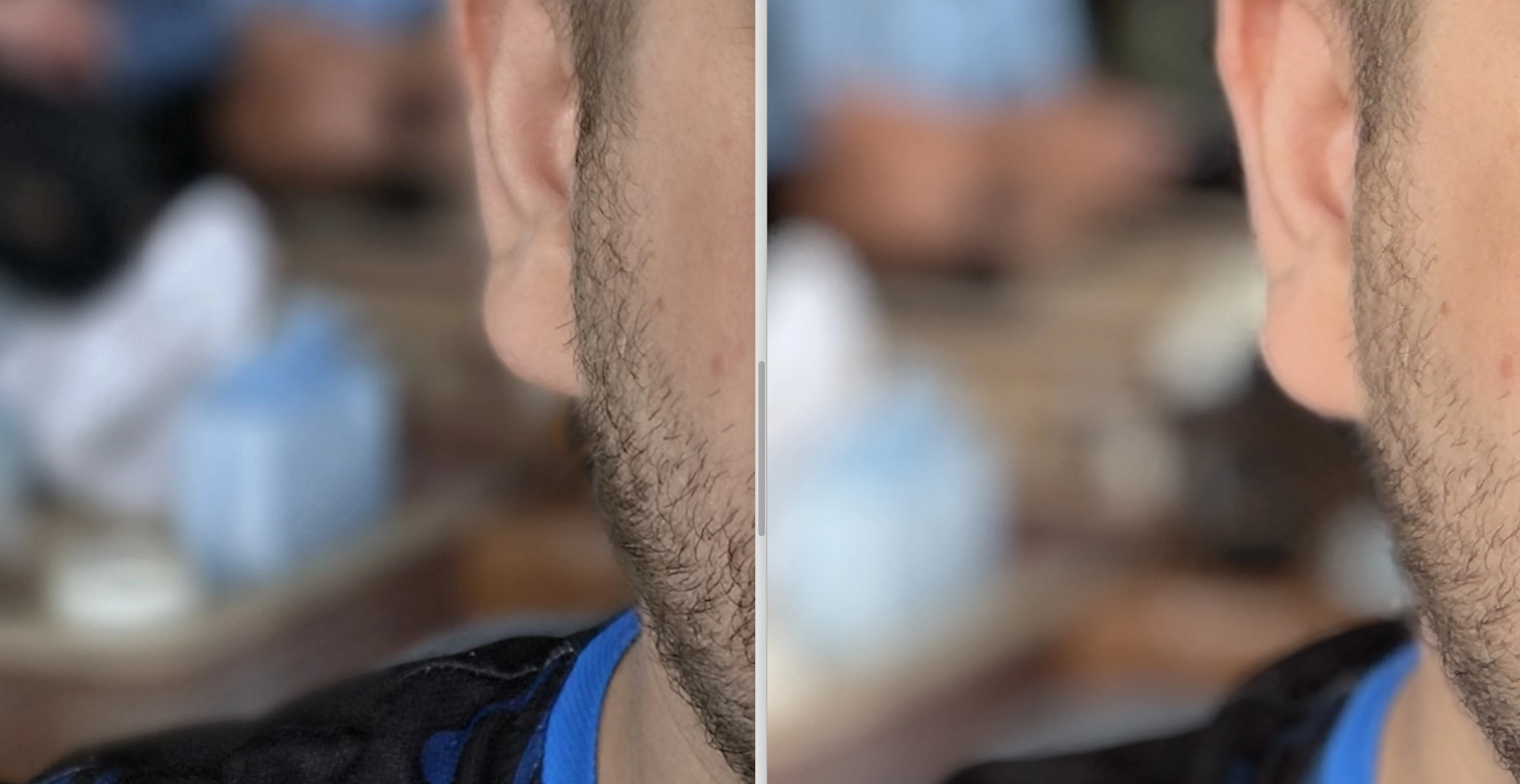 Wycinek. Na lewo Galaxy S26 Ultra, na prawo iPhone 17 Pro