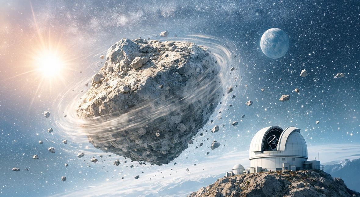 Image for Asteroida, która nie powinna istnieć. 710‑metrowy bączek psuje podręczniki