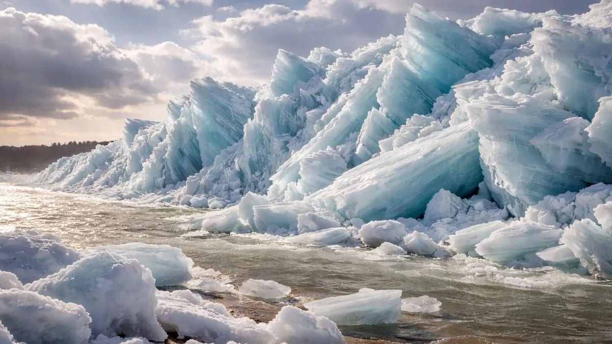 To nie Arktyka, tylko Bałtyk. Rugia pokazała lodowy spektakl