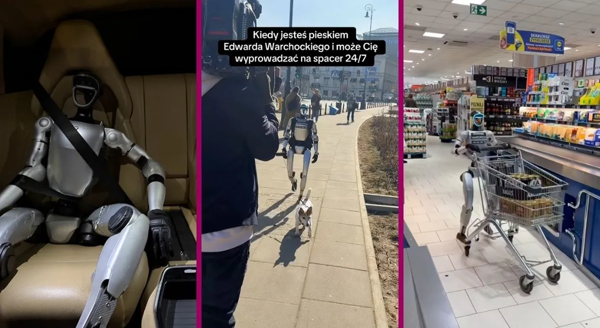 Image for Ktoś kupił robota w cenie auta i zaczepia ludzi. Nowy bohater polskiego TikToka